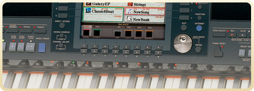 Clavinova Control Panel