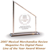MMR Award Home Digital Piano Line of the Year 