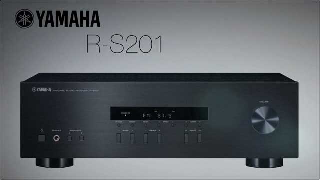 Image result for Yamaha R-S201BL Natural-Sound Stereo Receiver