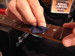 Maintaining the fingerboard and frets