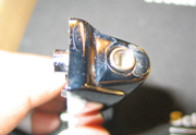 The female screw portion of the lug is the lug nut
