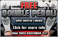 Free Double Pedal!