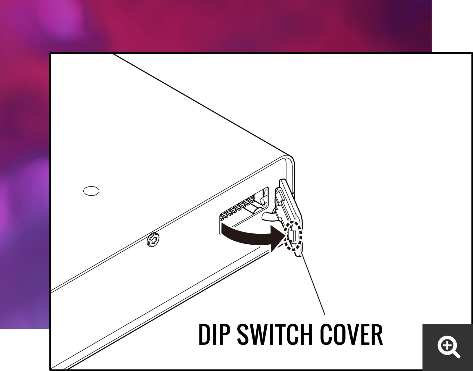 Dip Switch Cover