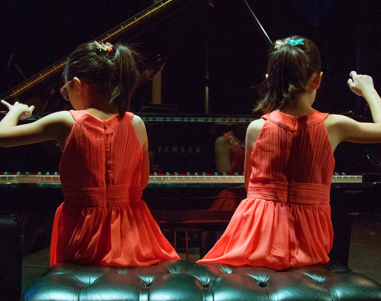 Children beginning their musical journey.