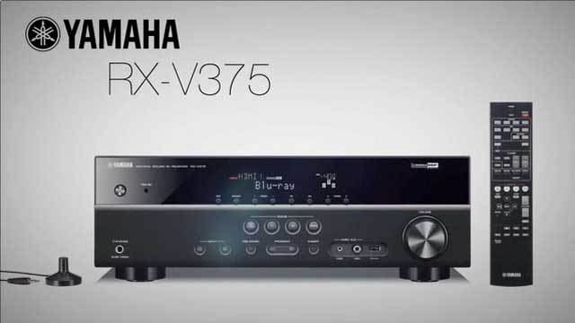 Amplificador Receptor AV Yamaha RX-V375