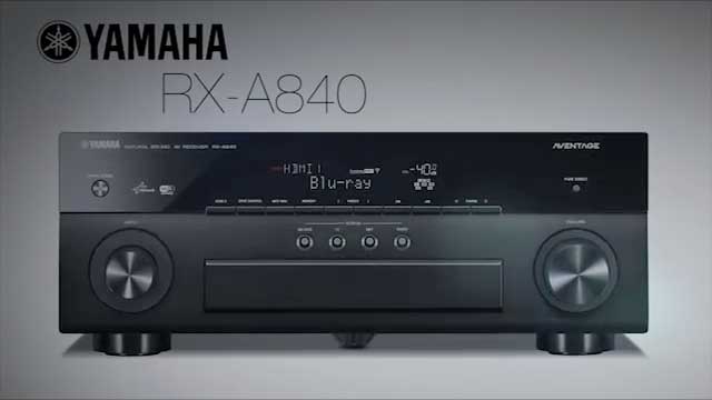 RX-A840 110 W 7.2 Channel Wi-Fi Network AV Receiver