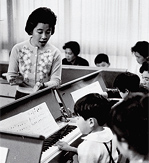 [ Image ] 1954:Establishes Yamaha Music School and holds pilot classes Produces its first HiFi player (audio product)