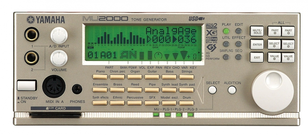 MU2000 - Keyboard Instruments & Music Production Tools - Display