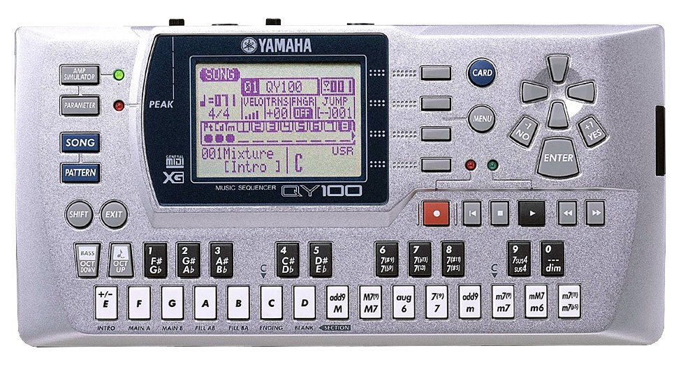 QY100 - Keyboard Instruments & Music Production Tools - Display