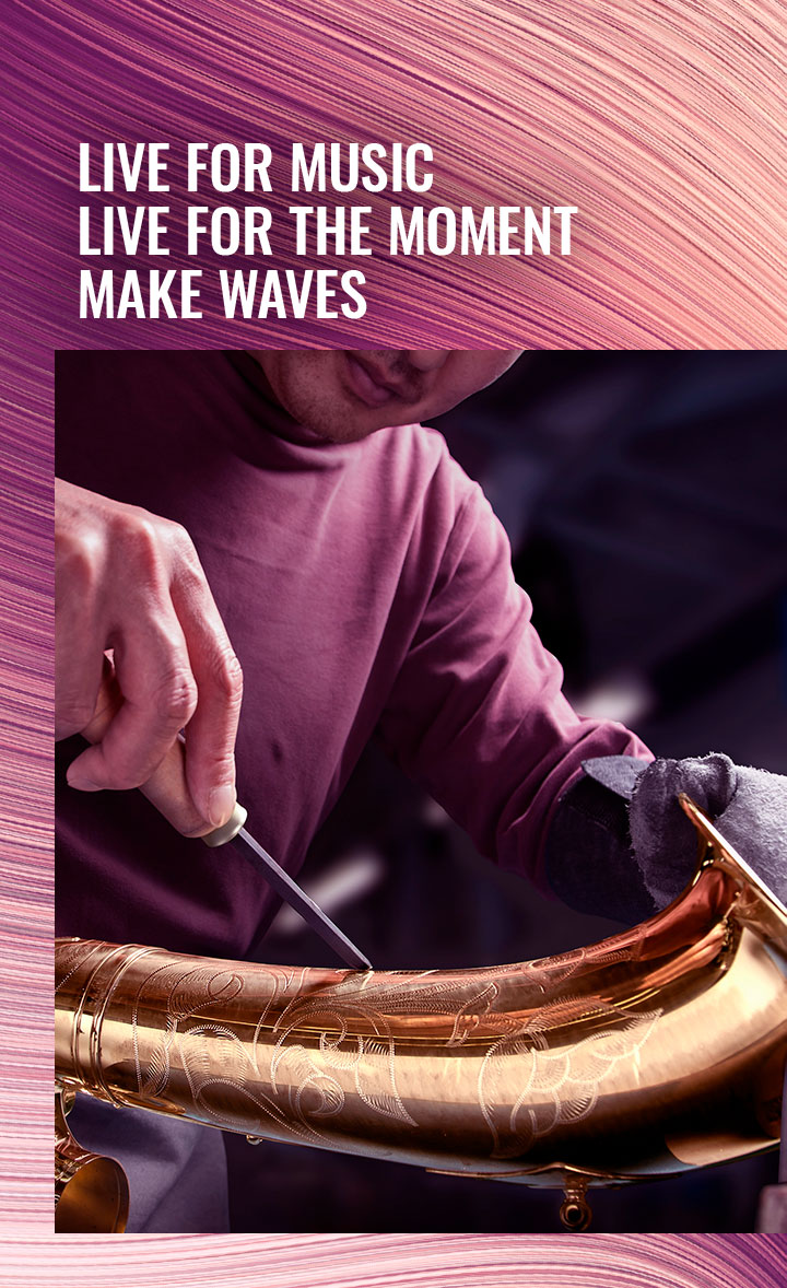 [Main visual] LIVE FOR MUSIC LIVE FOR THE MOMENT MAKE WAVES