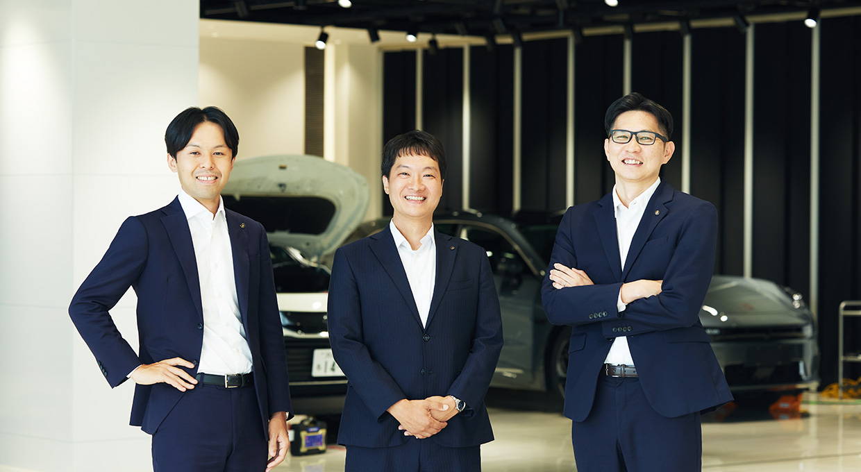 [Image] Soichi Tsujikawa, Tsuyoshi Okami, Nansu Sakaguchi