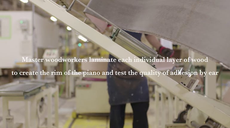 [ Image ] Yamaha Grand Piano from Kakegawa Factory "Structural Supports"