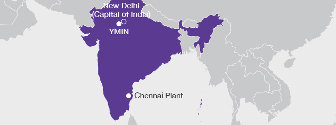 Location of Chennai Plant in India