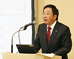 [ Image ] Presenter:Mitsuru Umemura President and Representative Director Yamaha Corporation