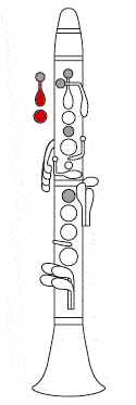 Clarinet Note Finger Chart