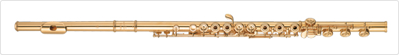 14-carat gold flute