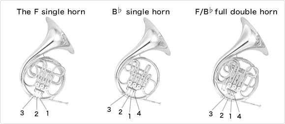 F French Horn Finger Chart