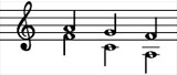 Example of horn fifths