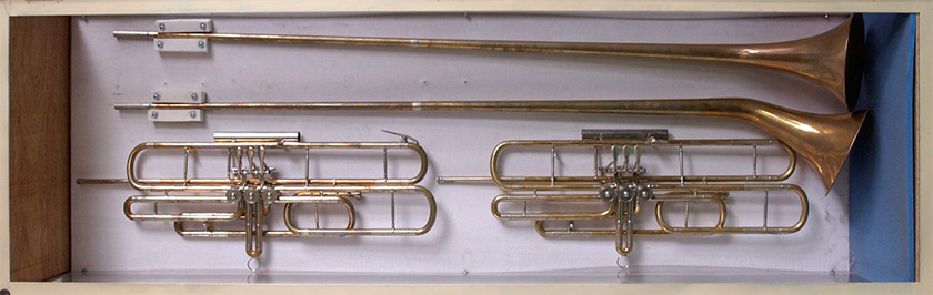 The alpenhorn, which could be disassembled