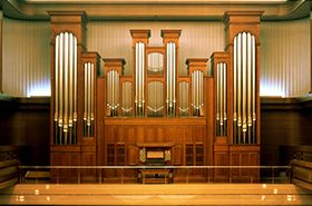 The pipe organ at Concert Hall Shizuoka AOI