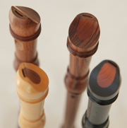 A variety of woods are used to make recorders
