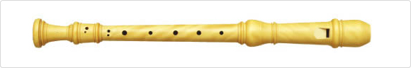 Wooden alto recorder
