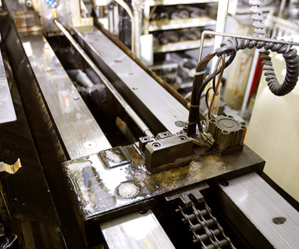 A precision tube puller creating a straight tube