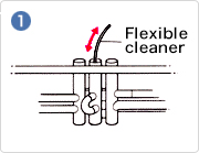 Soak a flexible cleaning brush in the brass soap solution and use it to wash the inside of the tube