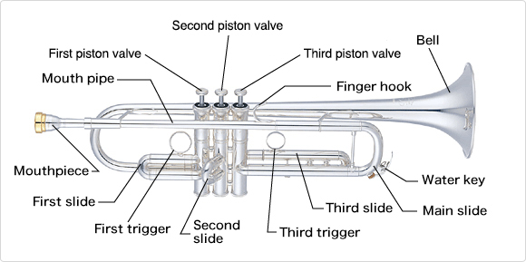 Trumpet Valve Parts Diagram Trumpet Valve Parts Diagram