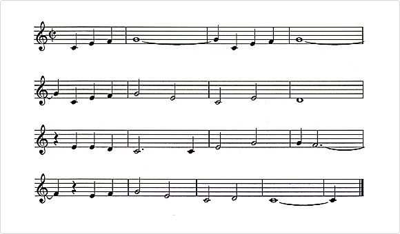 “When the Saints Go Marching in” score