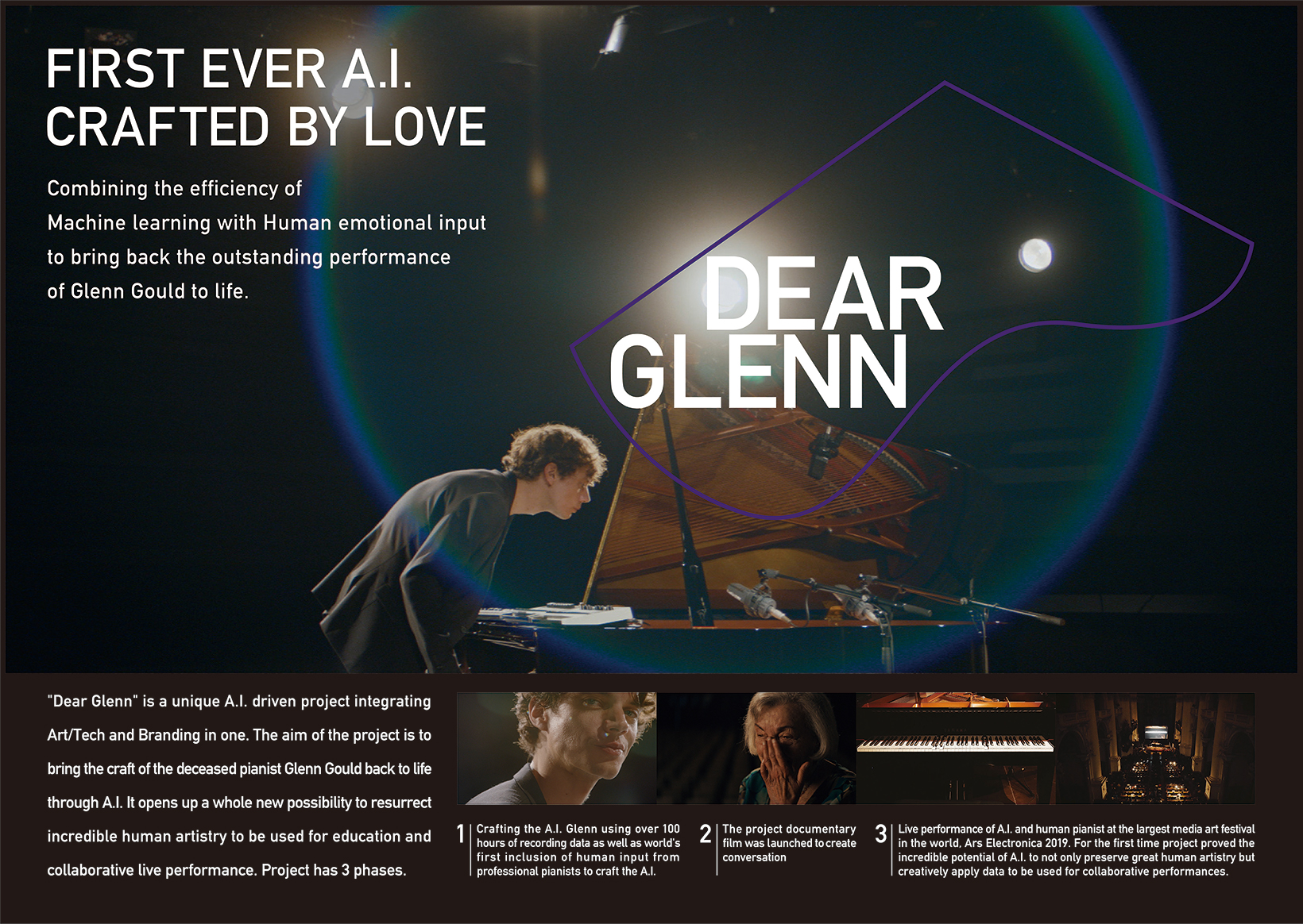 [ Image ] Dear Glenn presentation image for Cannes Lions Awards entry
