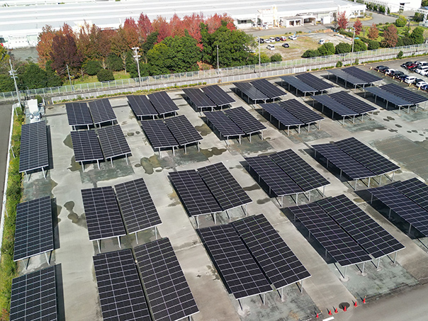 [ Image ] Solar Power Generation System at Yamaha Kakegawa Factory