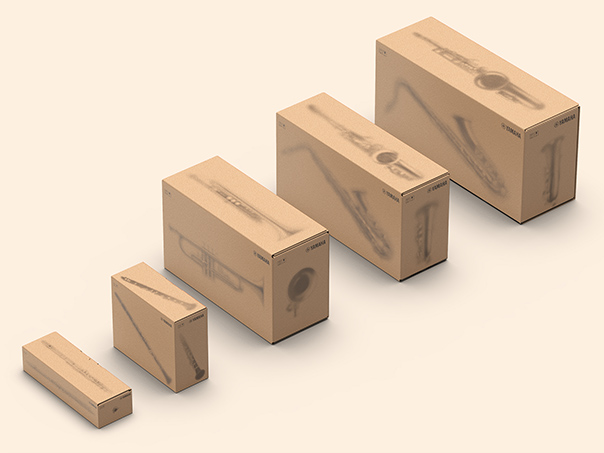 [ Image ] Packaging boxes for entry-level wind instrument models earned the Gold Award at Pentawards 2025 (Illustrative)