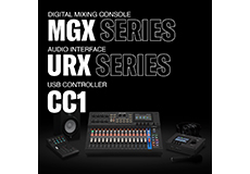 [ Image ] Yamaha Unveils MGX Digital Mixer Series, URX Audio Interface Series, CC1 USB Controller