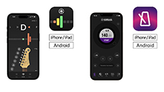 [ Image ] Yamaha Launches “Guitar Tuner” and “METRONOME” Apps<br>
− Designed to engage with players and enrich the instrument-playing experience −