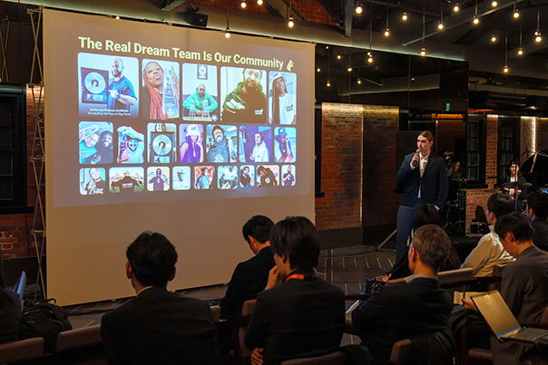[ Image ] A scene from the final screening (Final Pitch) of the TRANSPOSE Innovation Challenge 2025