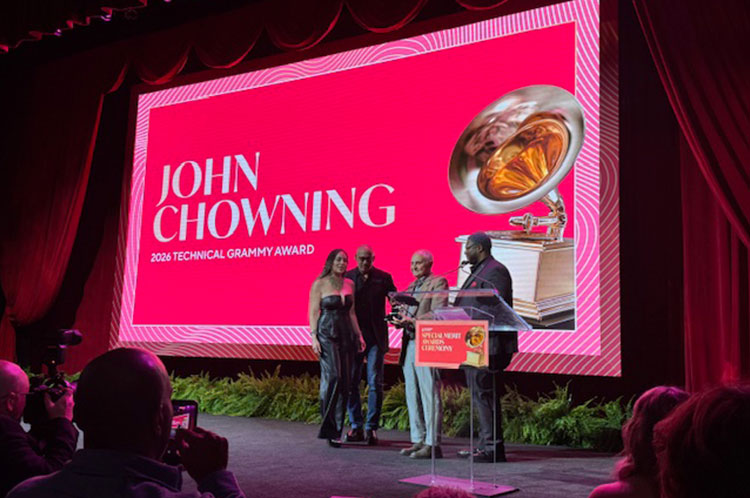 [ Thumbnail ] Dr. John Chowning receives Technical Grammy Award