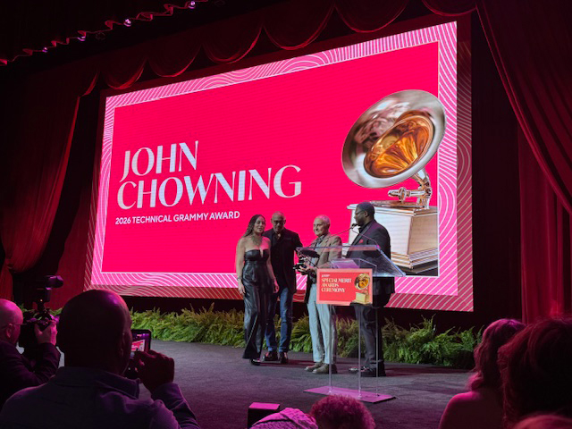 [Main Visual] Dr. John Chowning receives Technical Grammy Award