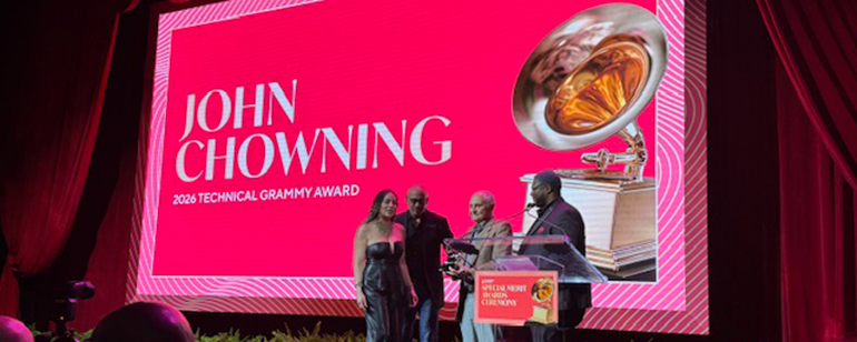[ Thumbnail ] Dr. John Chowning receives Technical Grammy Award