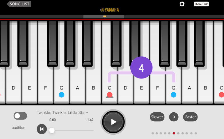 [Image] Playing Screen Description App screen