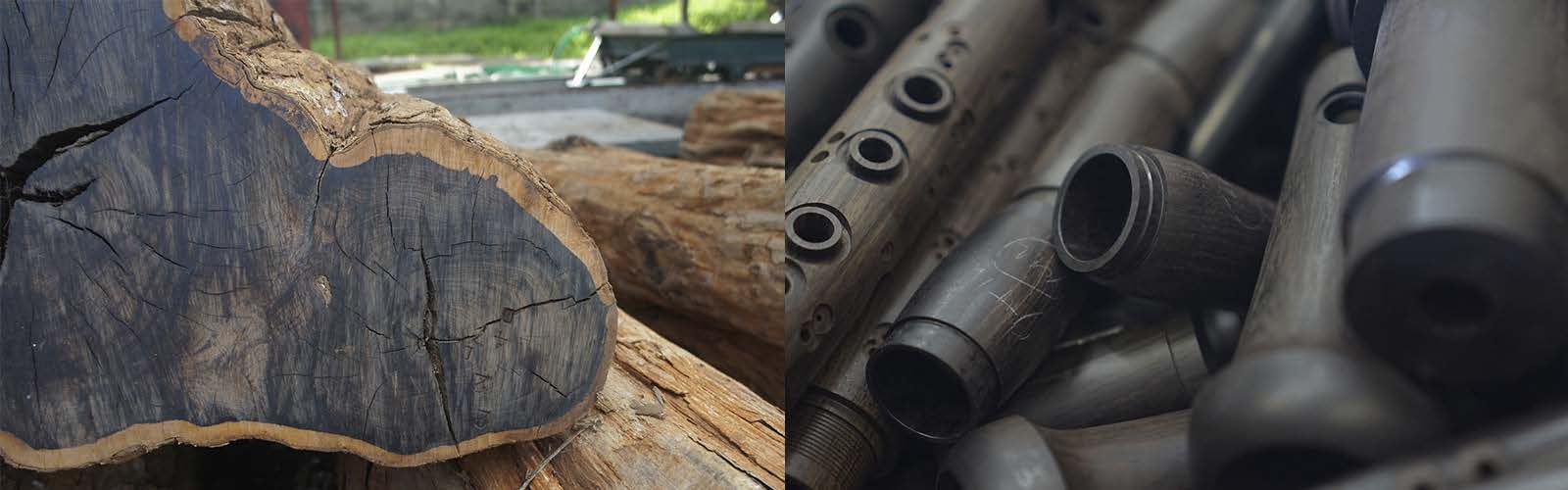 [Photo] Musical Instruments and Wood