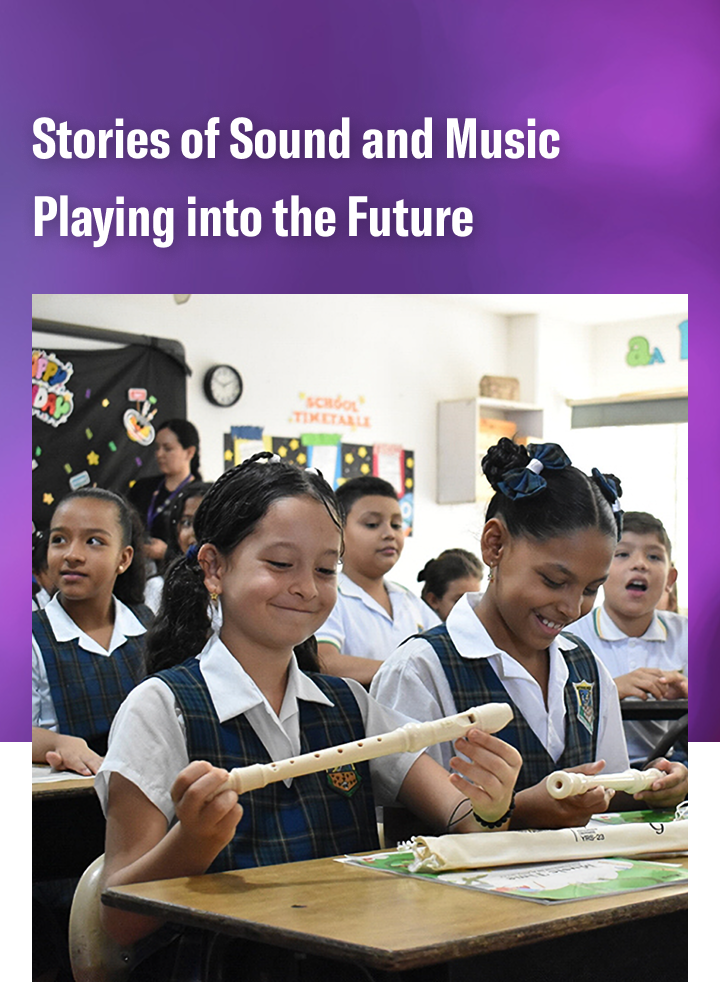 [ Main visual ] Stories of Sound and Music Playing into the Future