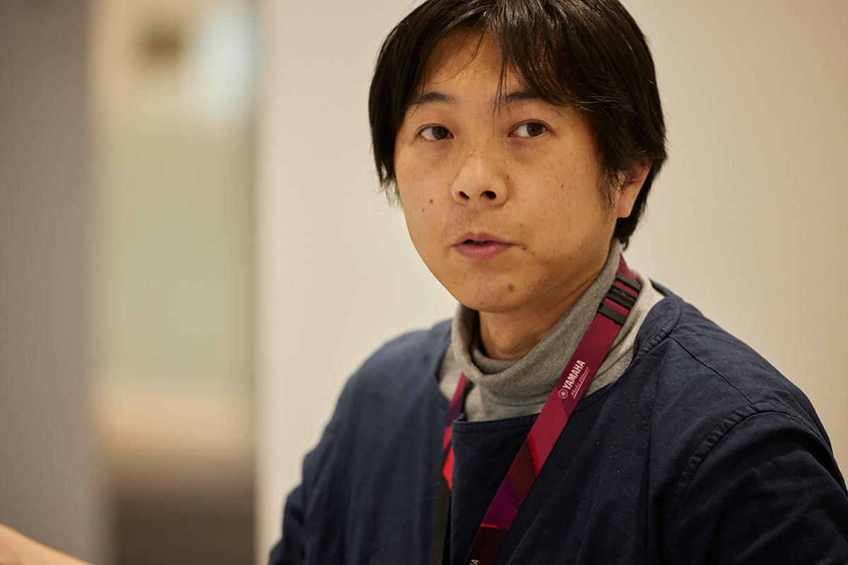 [ Thumbnail ] Tsukasa Yamashita of Digital Musical Instruments Division, Digital Musical Instruments Strategy Planning Group