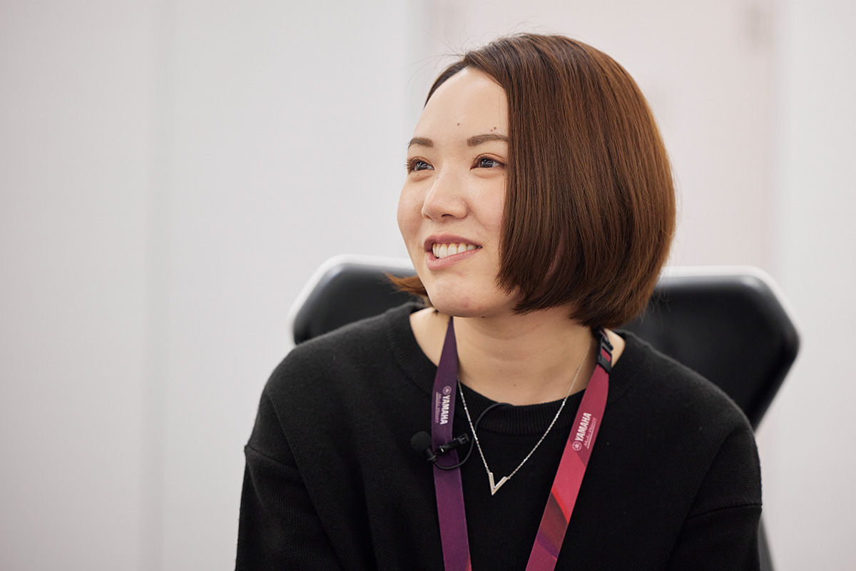 [ Thumbnail ] Erika Kitahara from the Service Planning and Development Group, Music Connect Department