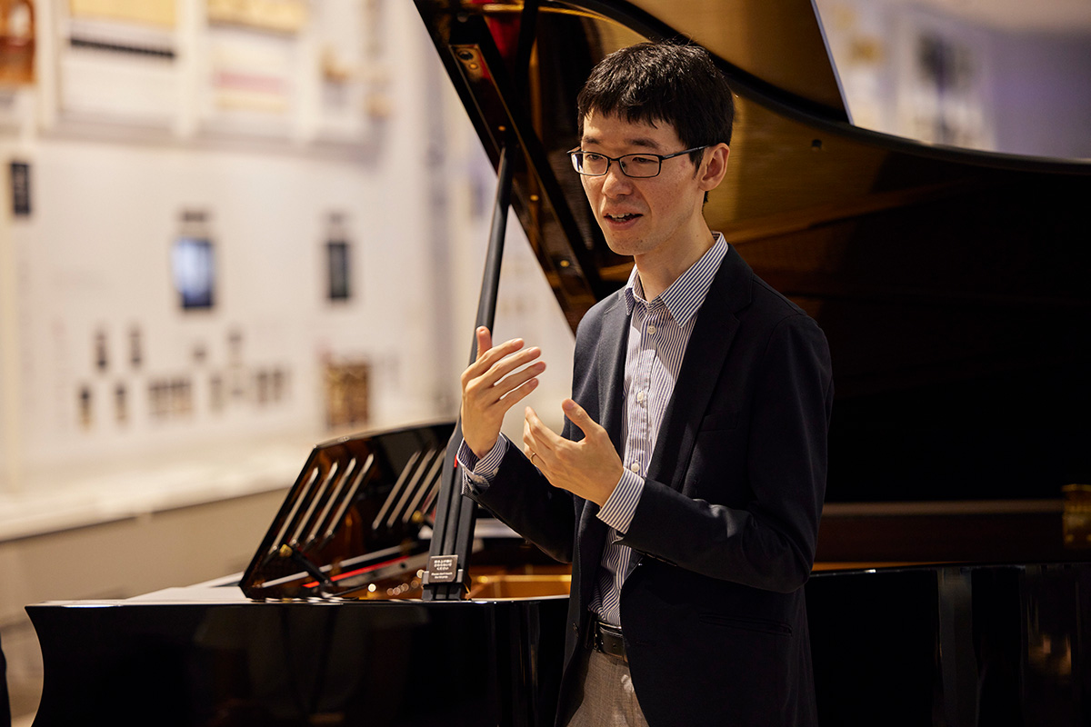 [ Thumbnail ] Yoichi Nozaka from the FP Group, Musical Instruments Business Unit 