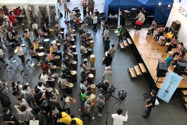 [ Thumbnail ] Oto-Machi Festival held in Happiterrace, a public plaza in Fukui City