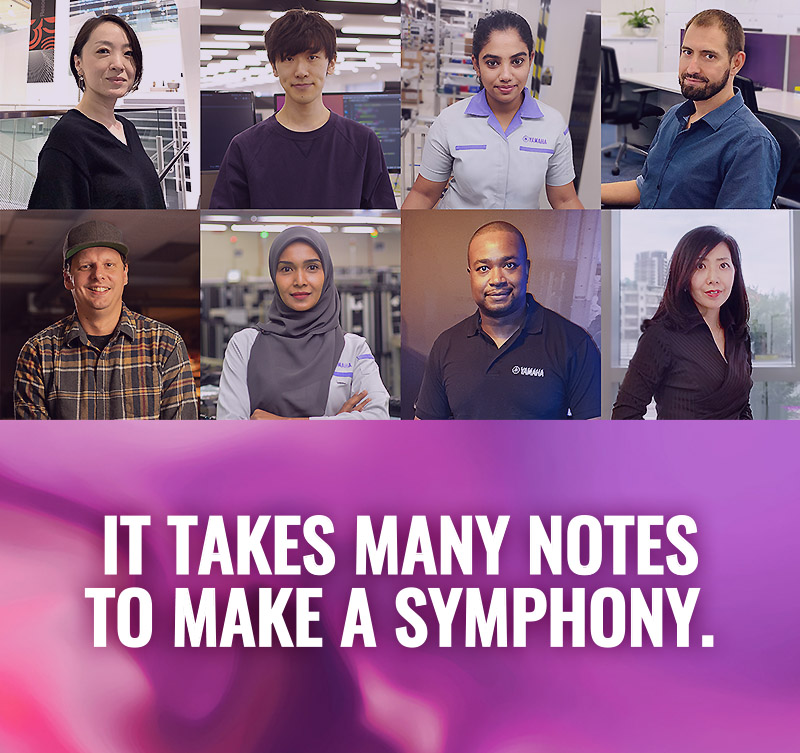IT TAKES MANY NOTES TO MAKE A SYMPHONY.
