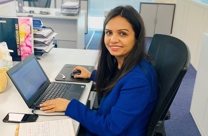[photo] Ankita Batra, Yamaha Music Gulf FZE
