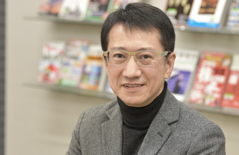 [Photo] Motoichi Tamura from the R&D Planning Group, Research and Development Division
