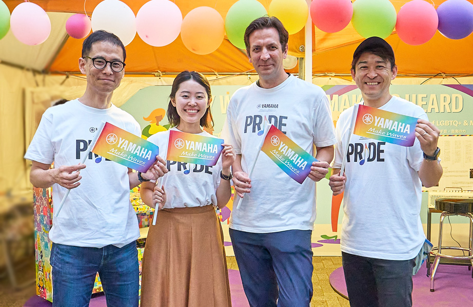 [Photo] Yamaha Corporation's Human Resources team